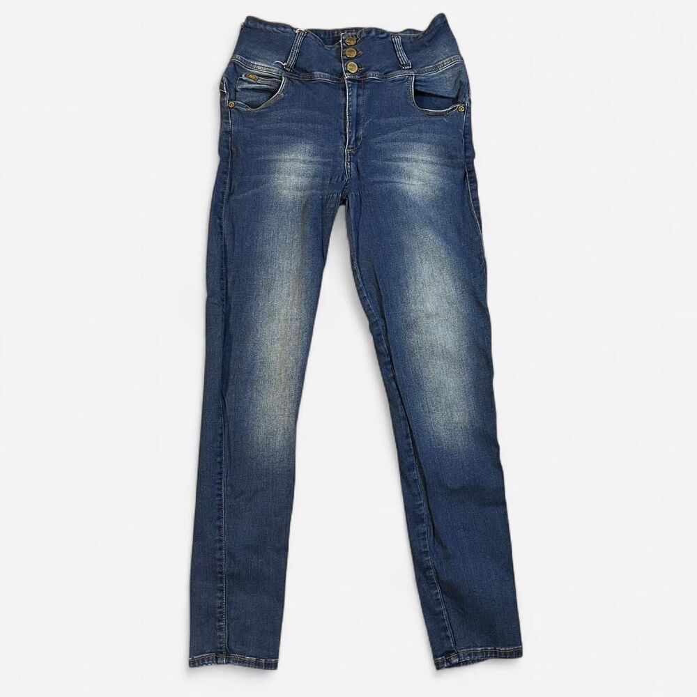 Big-john Women's Blue and Navy Jeans